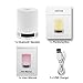 XBEIC Bluetooth 4.0 Speaker with Bedroom Table Lamp Nightlights for Kids Alarm Clock Dynamic Color Changing Mode Speakerphone TF Card Hands-Free Calls