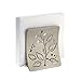 mDesign Leaf Design Napkin Holder for Kitchen Countertops, Table - Satin