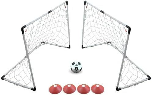 Crescendo Fitness Voit 2 Goal 4 x 3-Feet Soccer Game Set