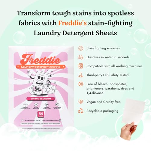 Freddie Laundry Detergent Sheets - Recyclable Packaging - No Mess Strips - photo 11
