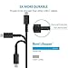 USB C Cable,5 Pack HHZDcord Type C Power Line Data Sync Transfer Charger Nylon Braided 2.0 Fast Charging Cord for Sumsang Macbook Pixel Huawei Nexus Sony Xperia HTC