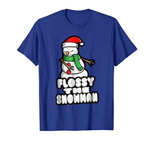 Funny Ugly Christmas GiftsFlossy The SnowMan Flossing Ugly Christmas Style T-Shirt