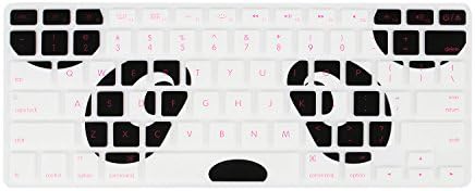 LZL Life Keyboard Protector, Cover for Macbook Pro 13 Inch 15 Inch (with or without Retina Display) iMac and Macbook Air 13 Inch (with or without Retina Display) (panda pink)