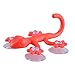 eZAKKA Suction Cup Hooks Multicolor Small Gecko Power Lock Suction Cup Hook Decoration for Bathroom Kitchen,Pack of 4