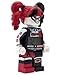 Lego Batman 9009310 Harley Quinn Kids Minifigure Alarm Clock | red/Black | Plastic | 9.5 inches Tall | LCD Display | boy Girl | Official