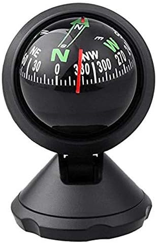 Himifuture Mini Car Boat Marine Compass Outdoor Compass Camping Navigation Compass Electronic Navigation Compass for Car Vehicle Sea Marine Boat Ship Outdoor Trip