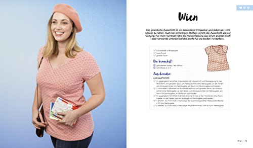 Alles Jersey – Plus-Size-Shirts: Schnittteile kombinieren – Über 500 Oberteile nähen - Alle Modelle in Größe 46-56 – Mit 2 Schnittmusterbogen – Bild 3