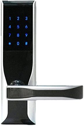 HARFO Electronic Touchscreen keyless Door Lock, High-sensitivity Keypad, Password + Mechanical Key, Perfect for Home &amp; office [New Version]