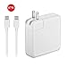 USB-C 87W Power Adapter for Macbook Pro 15 Inch Laptop, Replacement Charger for Macbook Pro Charger, with USB-C to USB-C Charger Cable