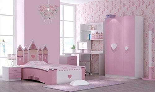 Decorazione Lampadario Con Unicorno Per Camera Da Letto Bambini Bambine Rosa Viola E Argento Con Pendenti Amazon It Illuminazione