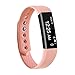 FIT-FIRE Fitness Tracker, Super-thin Activity Tracker Wearable Smart Bracelet (Pink)