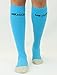 MDSOX Graduated Compression Socks for Men & Women 20-30 mmHg (Light Blue, XL) Best Stockings for Nurses, Travel, Running, Maternity Pregnancy, Varicose Veins, Medical, Blood Circulation, Leg Recovery