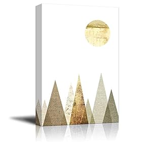 Abstract Mountains and The Sun