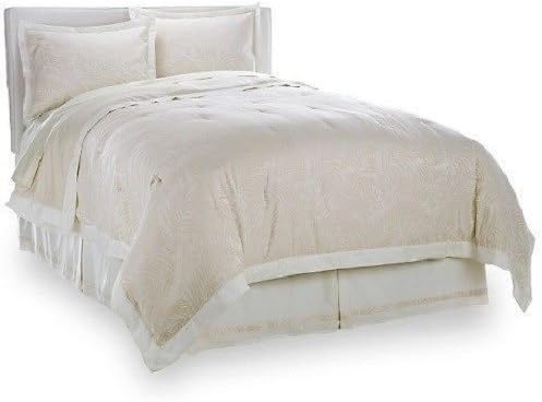 India Hicks Island Living Tropical Garden 4-piece Comforter Set King Beige