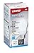 Satco S7291 15-Watt Medium Base A-Type Bulb, 2700K, 120V, Equivalent to 60-Watt Incandescent Lamp with Energy Star Rated , White