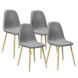Giantex Set of 4 Kitchen Dining Chairs, Easily