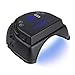 TAKOYI LED Nail Lamp 64W Gel Light Nail Dryer Cordless Gel Light 4 Timer Setting Cordless UV Led Nail Light Curing Nail Dryer for Gel Nails with Lifting Handle Touch Sensor LCD Screen (Black)