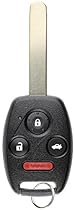 KeylessOption Keyless Entry Remote Control Uncut Car Ignition Key Fob Replacement for OUCG8D-380H-A