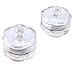 TDLTEK Waterproof Submersible Led Lights Tea Lights for Wedding, Party, Decoration, Vase (36 Pieces White)