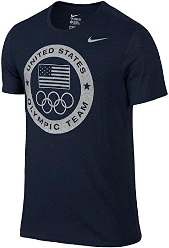 Team USA Nike Dri-Blend Logo Performance T-Shirt (Navy, X-Large)