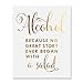 Alcohol Because No Great Story Ever Began With A Salad Gold Foil Print Wedding Celebration Reception Signage Bar Cart Sign Beer Drinks Party 5 inches x 7 inches B37