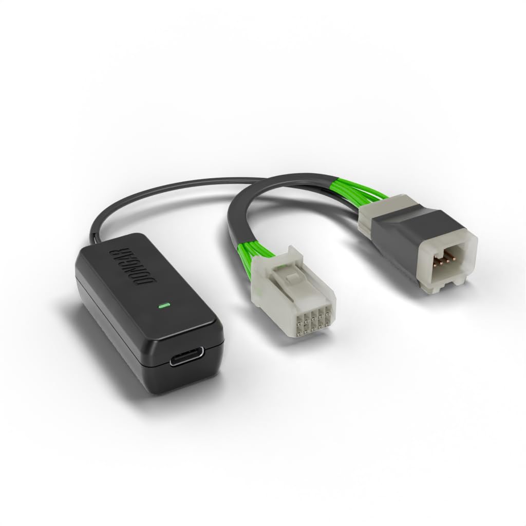 Photo 1 of Dongar Dashcam Power Adapter (10-pin Type H) for Hyundai/Kia. Compatible with Select Models, EV6, and More. Connects to Rearview Mirror, Built-in USB Power Source, Easy to Install