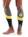 SKINS Essentials Compression MX Calf Tights, Black/Citron, Large
