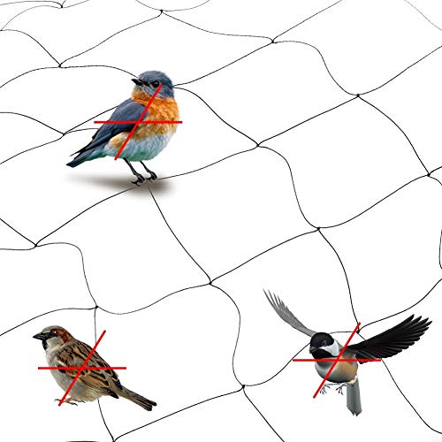 TopGreen Bird Netting 13x 33 Feet 4 x 10 Meters Green net Protect Fruit Trees Gardens Vineyard