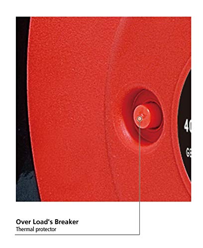ReelWorks Heavy Duty Extension Cord Reel With Swivel Bracket, 12AWG/3C SJT, Triple Tap, 65 ft. (Renewed)