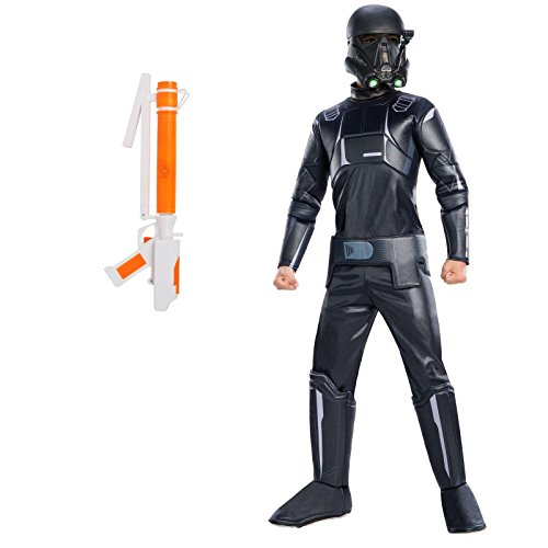 Rogue One: A Star Wars Story Death Trooper Child Costume and Blaster Bundle Set