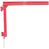 Titan Distributors Inc. Wall Mounted Cantilever Crane 1,000 LB Capacity 180 Degree Rotation Steel I-Beam 69.5&rdquo; High