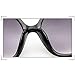 HuntGold 1X Lady Girl Popular Retro Carving Rose Flower Design Eyewear Glasses Sunglasses(bright black)