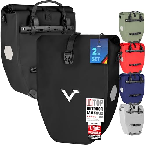 Valkental Gepäckträgertasche, Wasserdicht & Abschließbar