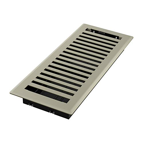 Imperial RG3430 Montezuma Decorative Floor Register, 4 x 12Inch, Satin