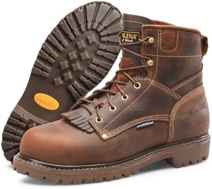 CA3535 Carolina Men\'s Waterproof Insulated Composite Toe Dark Brown Size 12D Amazon.com: Carolina Men main image 3