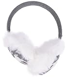 Simplicity Women's Winter Knit Solid / Snowflake Deer Pattern Earmuffs