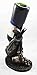 Ebros Professional Golf Cart Bag With Club and Practice Balls Golfer Wine Bottle Holder Figurine Great Present For Passionate Golf Fans