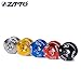 ZTTO 5PCS 7075 Aluminum Alloy CNC Bicycle Chainring Screws Bolt Bolts Road MTB Bicycle Crankset Parts (Red, 6.5mm)
