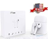 Dual Side Wireless Bluetooth Headset Earbuds Stereo Earphone for Apple AirPods iPhone 8, 8 plus, X, 7, 7 plus, 6s, 6S Plus iPhone 5 (White)