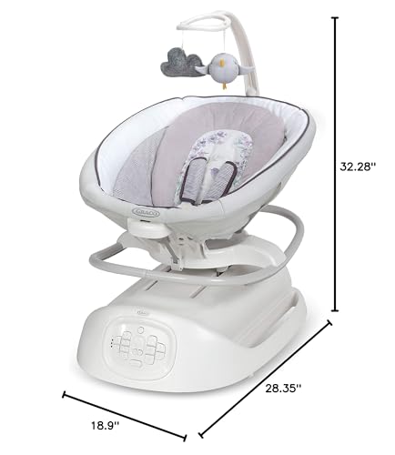 Graco Sense2Soothe 2-in-1 Baby Swing and Portable Rocker with Cry Detection Technology - Sailor