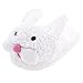 Bunny Slippers for Women 7-8 White