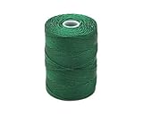 C-LON Fine Weight Bead Cord, Green - 0.4mm, 136 Yard Spool
