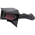 K&N Cold Air Intake System: High-Flow Air Filter, Increase Performance & Towing: Compatible with 2009-2014 Chevy/GMC/Cadillac Silverado, Suburban, Tahoe, Sierra, Yukon, Escalade, Avalanche, 57-3070