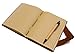 mcyiqihai K-Musculo Genuine Leather Journal,A6 Refillable Journals Notebooks,Handmade Journal 100GSM Lined Kraft Paper, Vintage Classic Gift for Men Women, Bamboo Pen Included, 5×7 Inches Brown
