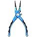 BITE Professional Aluminum Saltwater Fishing Pliers -Spring Loaded-Rubber Insert Grips-Tungsten Carbide Cutters-WITH a SET of REPLACEMENT CARBIDE CUTTERS & PREMIUM CLIP SHEATH