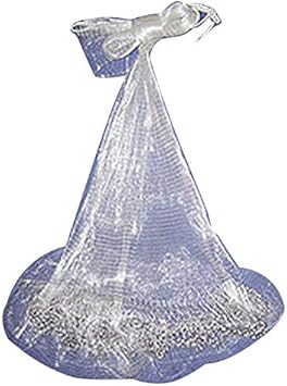 Amazon ワカサギ 稚鮎 用 投網 Cn 6 目合 26節 6mm 安全ゴムリング 特製投網袋 付き 投網漁 漁場 フィッシング アミ 魚 漁具 三谷g 代不 防鳥 防獣ネット