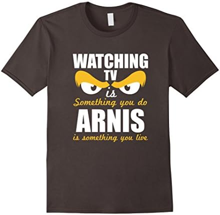 Mens Arnis Filipino Escrima Kalis Martial Arts T-Shirt Medium Asphalt