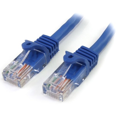 Startech.com - Patch Cable - Rj-45 (m) - Rj-45 (m) - 15.3 M - Utp - ( Cat 5e ) - Blue - Category 5e - 50 Ft - 1 X Rj-45 Male - 1 X Rj-45 Male - Blue - Rohs Compliance
