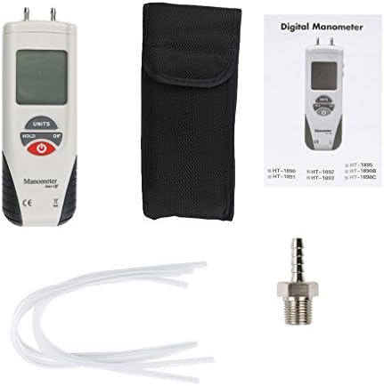 Topker us Hti HT-1890 Mini 2Psi Digital Manometer Portable Air Pressure Differential Gauge Meter