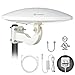 ANTOP 360&deg; Omni-Directional Amplified Outdoor HDTV Antenna 65 Miles Range with Smartpass Amplifier & Built-in 4G LTE Filter Fit Home/RV/Attic Use (33ft Coaxial Cable, 4K UHD Ready) primary